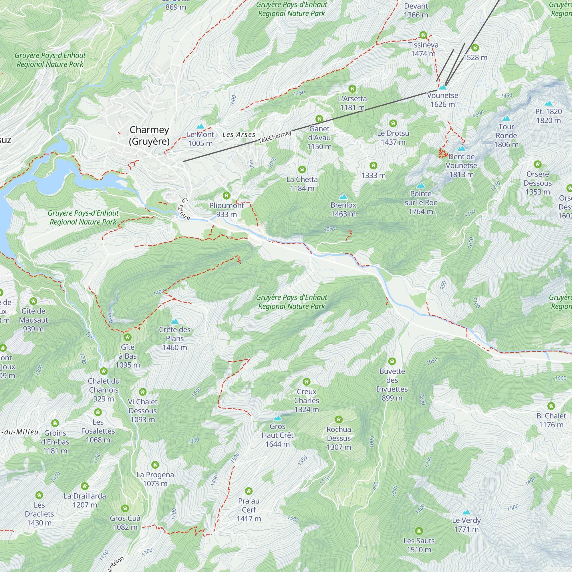 La Pouta map