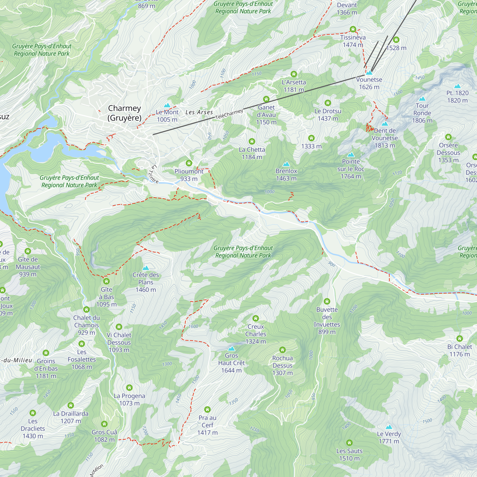 La Pouta map