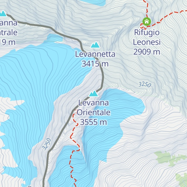 Map of Levanna Orientale