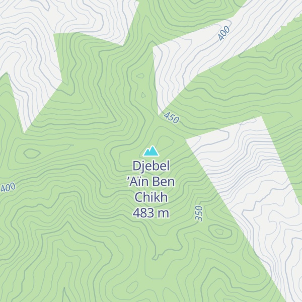 Map of Djebel ’Aïn Ben Chikh