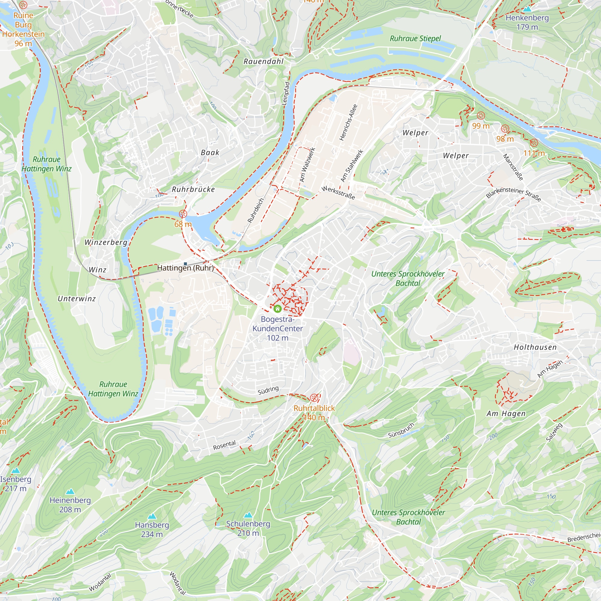 Refugium map