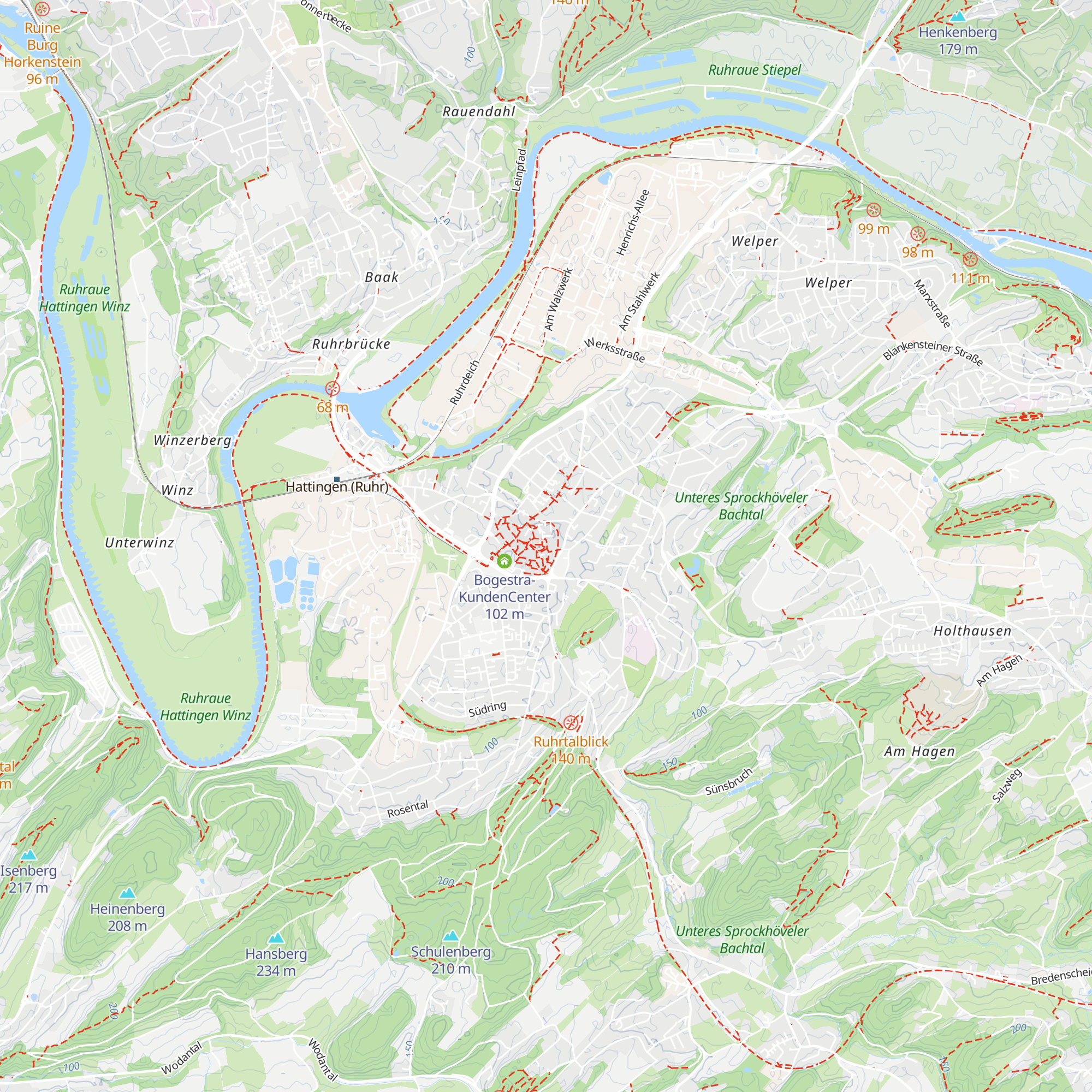 Refugium map