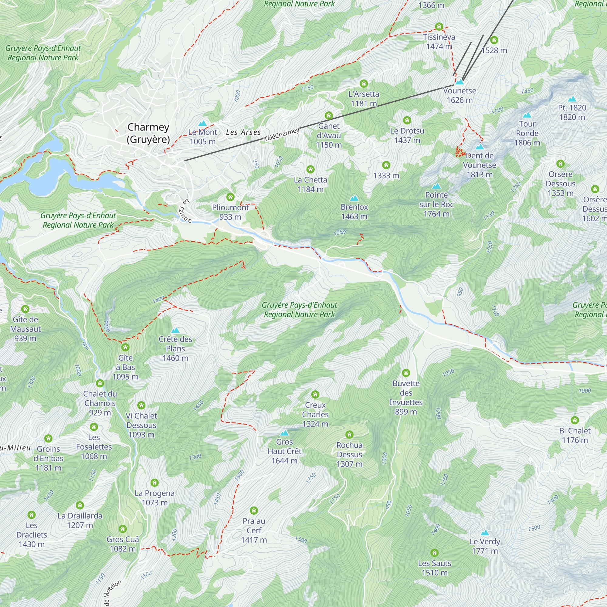 La Bumanda map