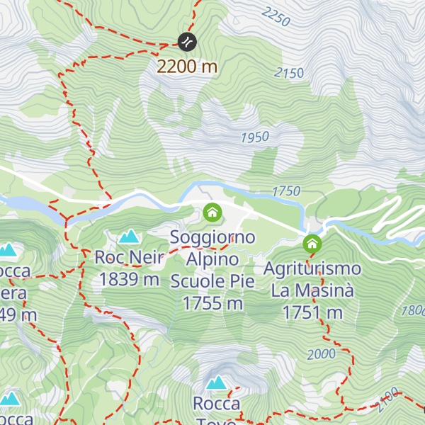 Map of Soggiorno Alpino Scuole Pie