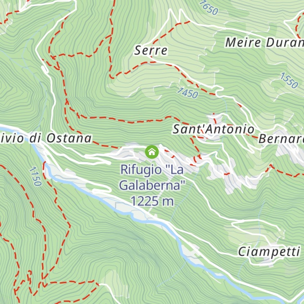 Map of Rifugio "La Galaberna"