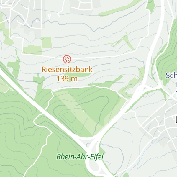 Map of St. Hubertus Hütte