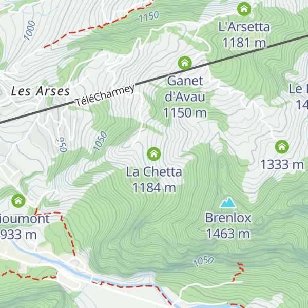 Map of La Chetta
