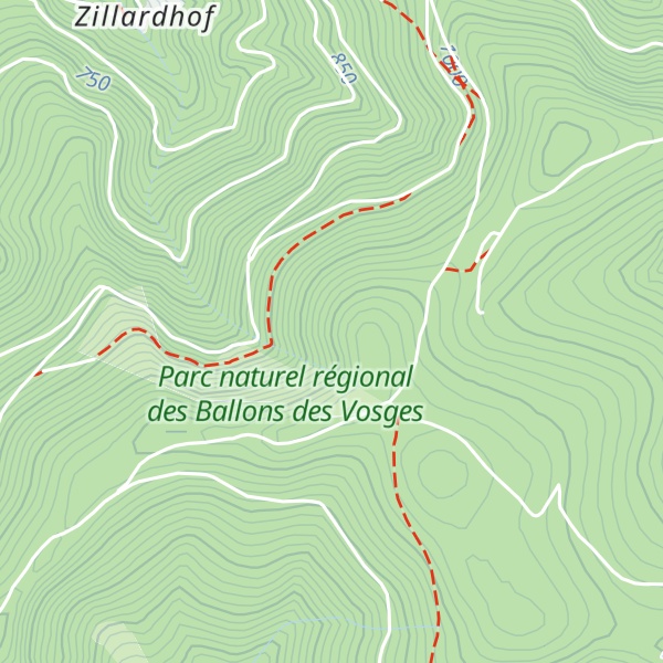Map of Refuge du Hirzberg