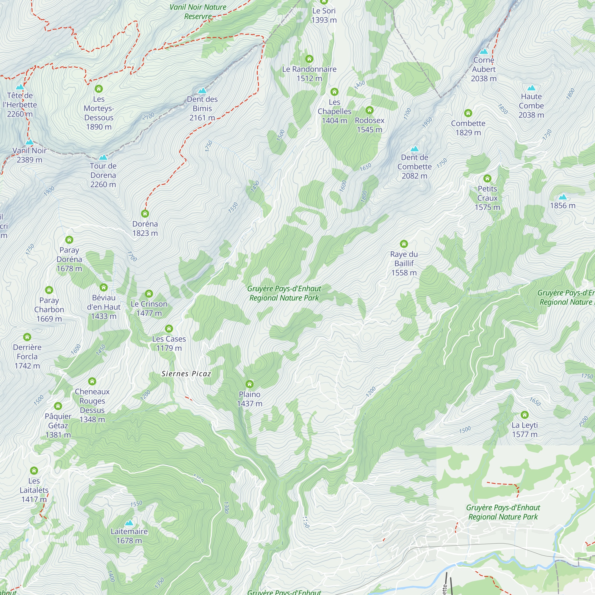 La Matte map