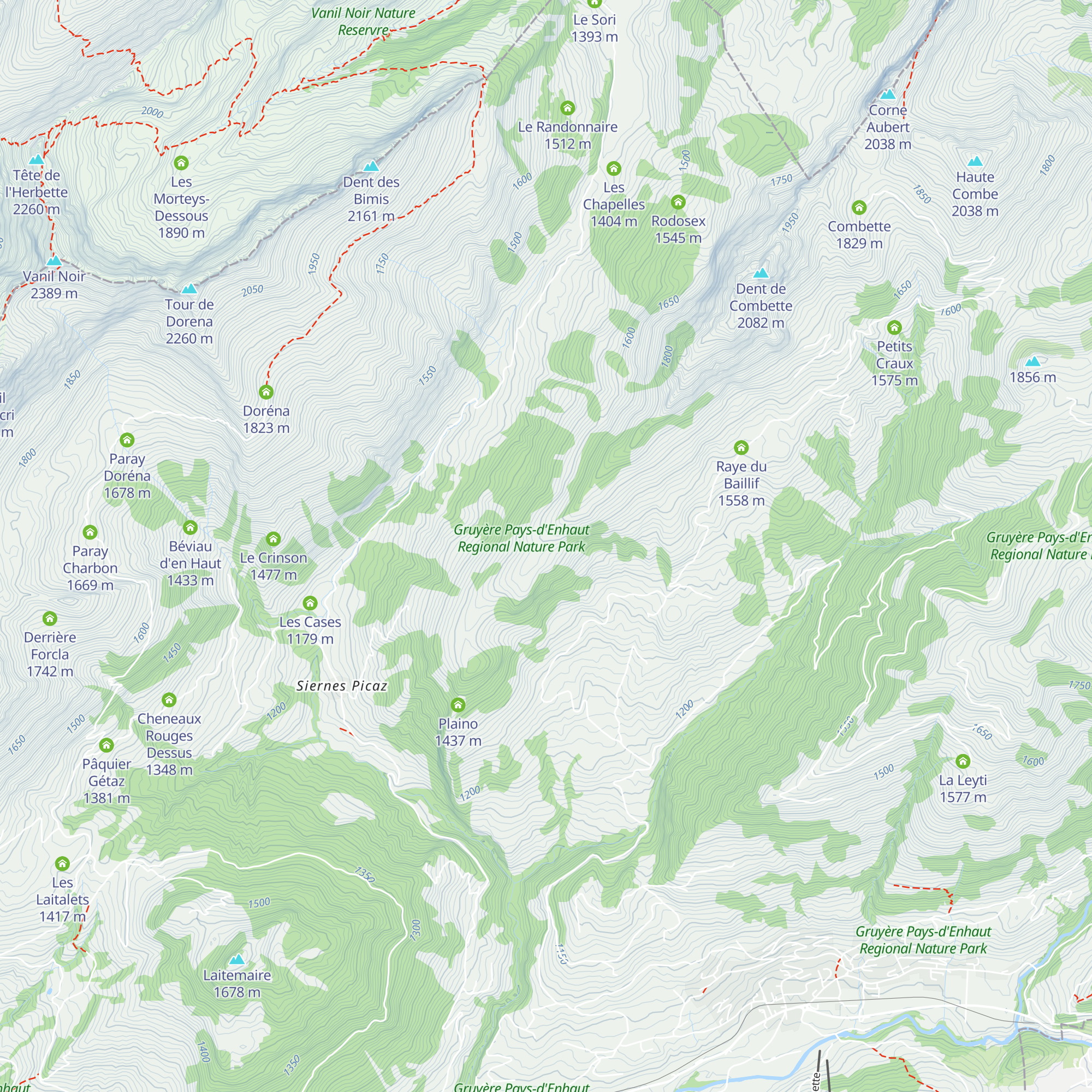 La Matte map
