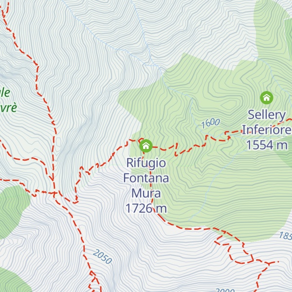 Map of Rifugio Fontana Mura