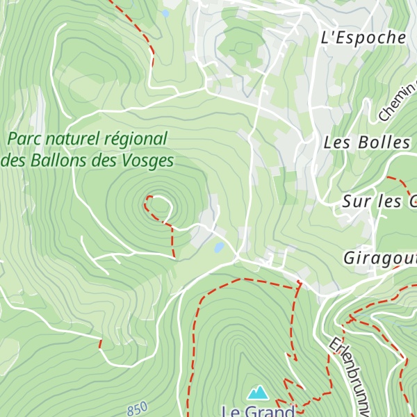 Map of Gîte du Petit Hohnack