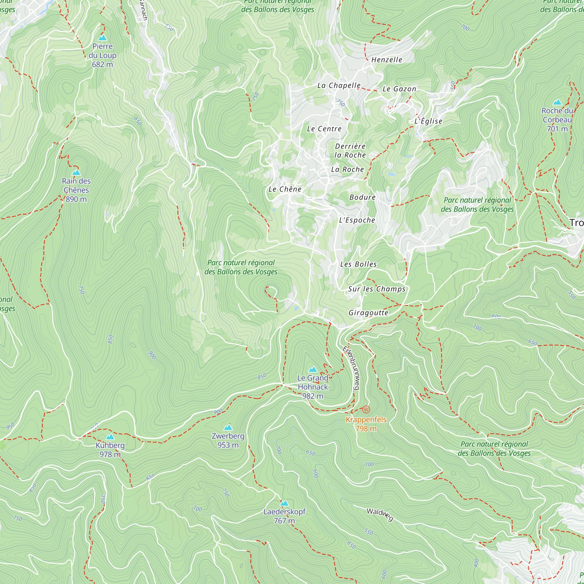 Gîte du Petit Hohnack map