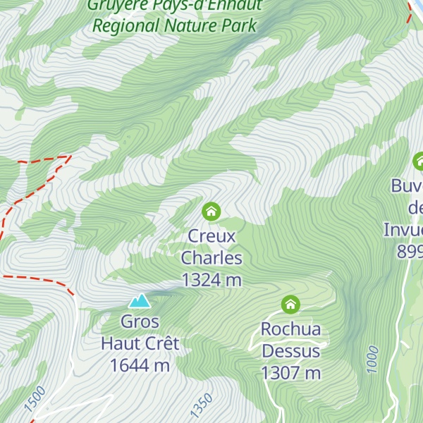 Map of Creux Charles