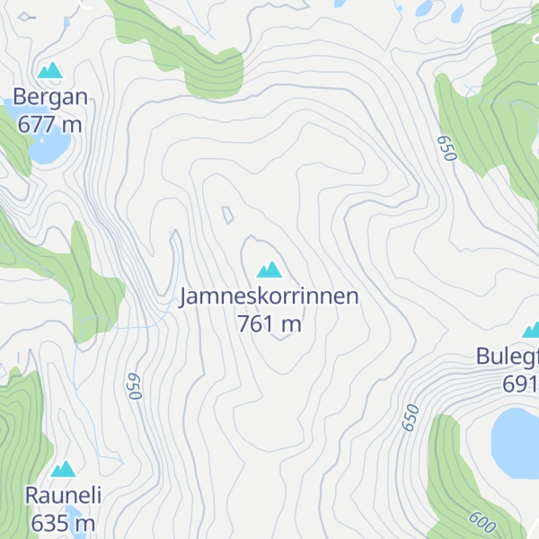 Map of Jamneskorrinnen