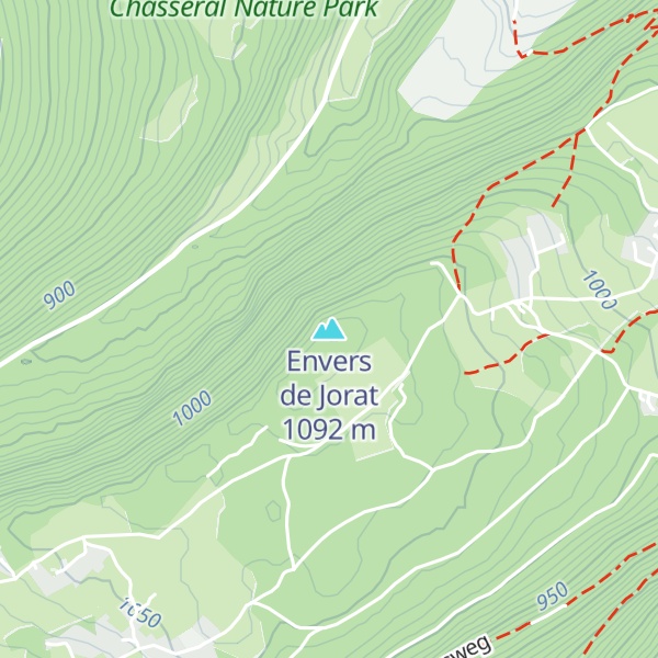 Map of Envers de Jorat