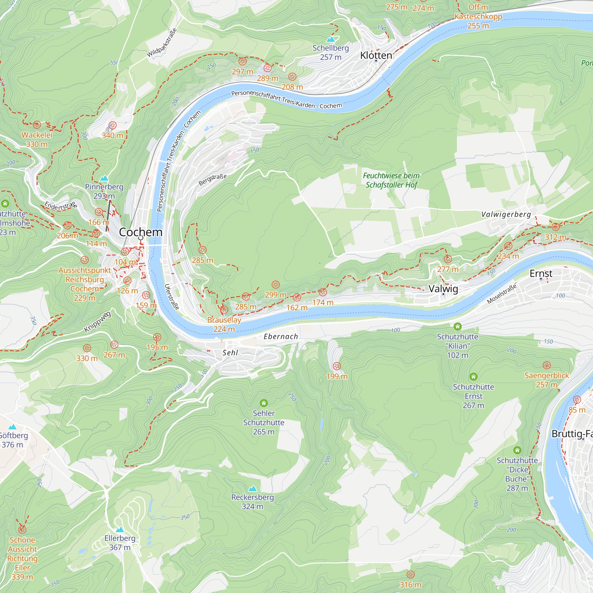 Weinbergschutzhütte map