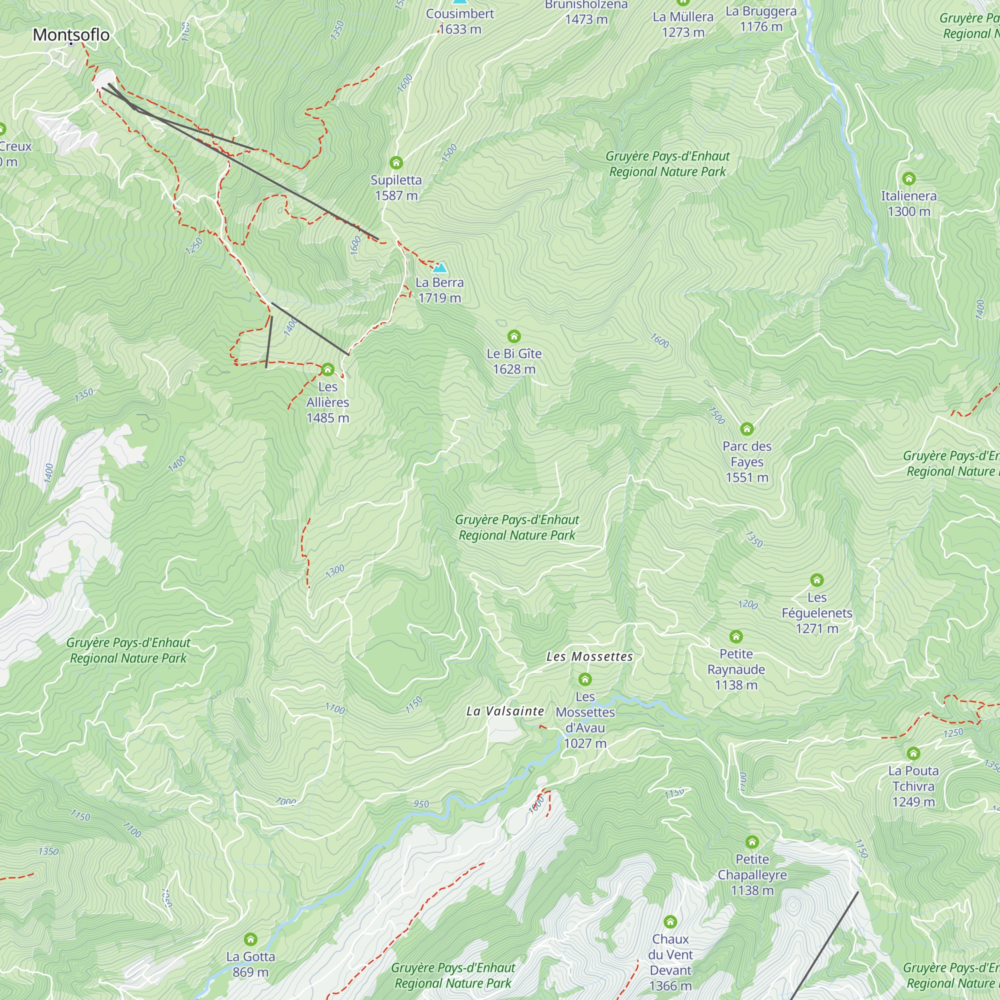 La Grenérette map