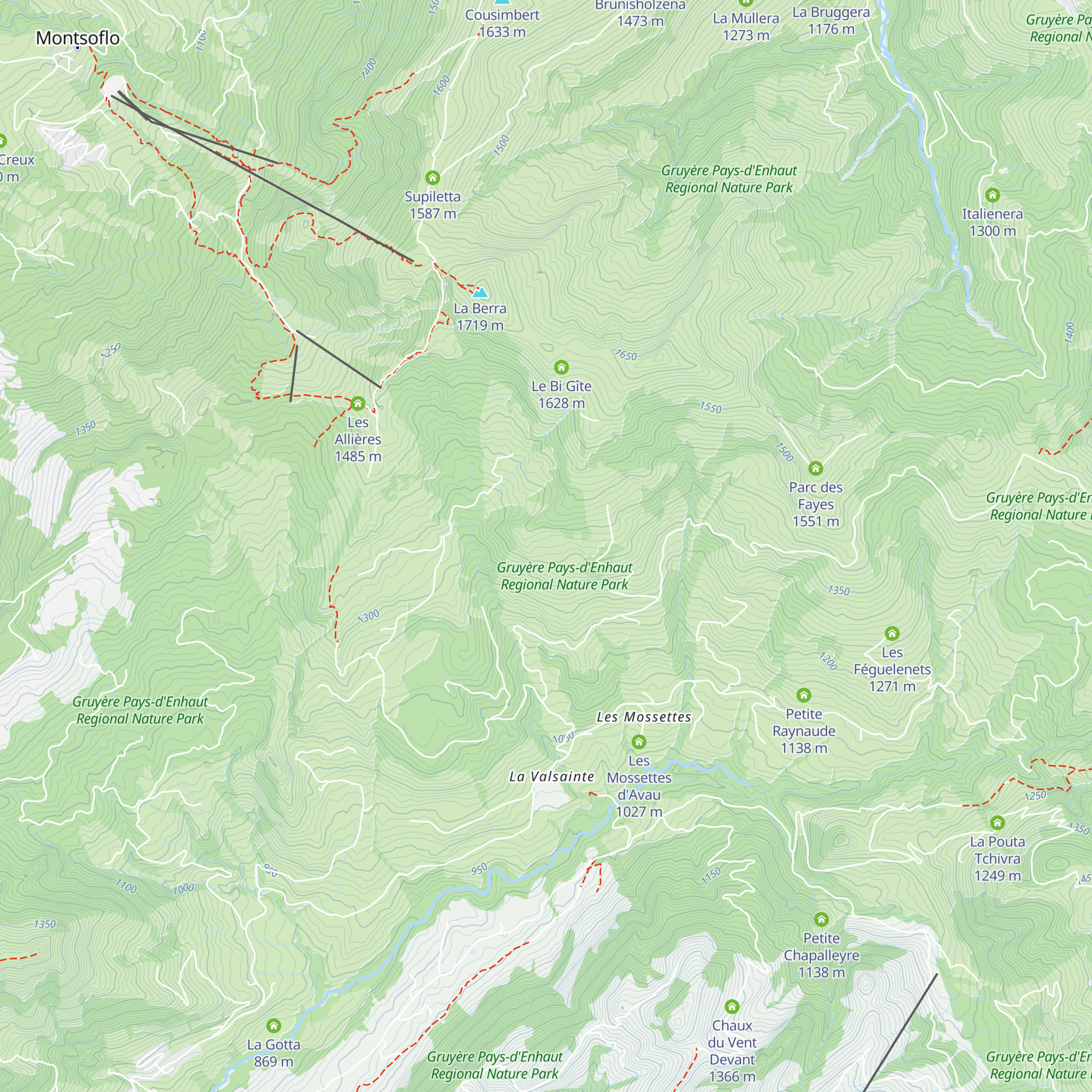 La Grenérette map