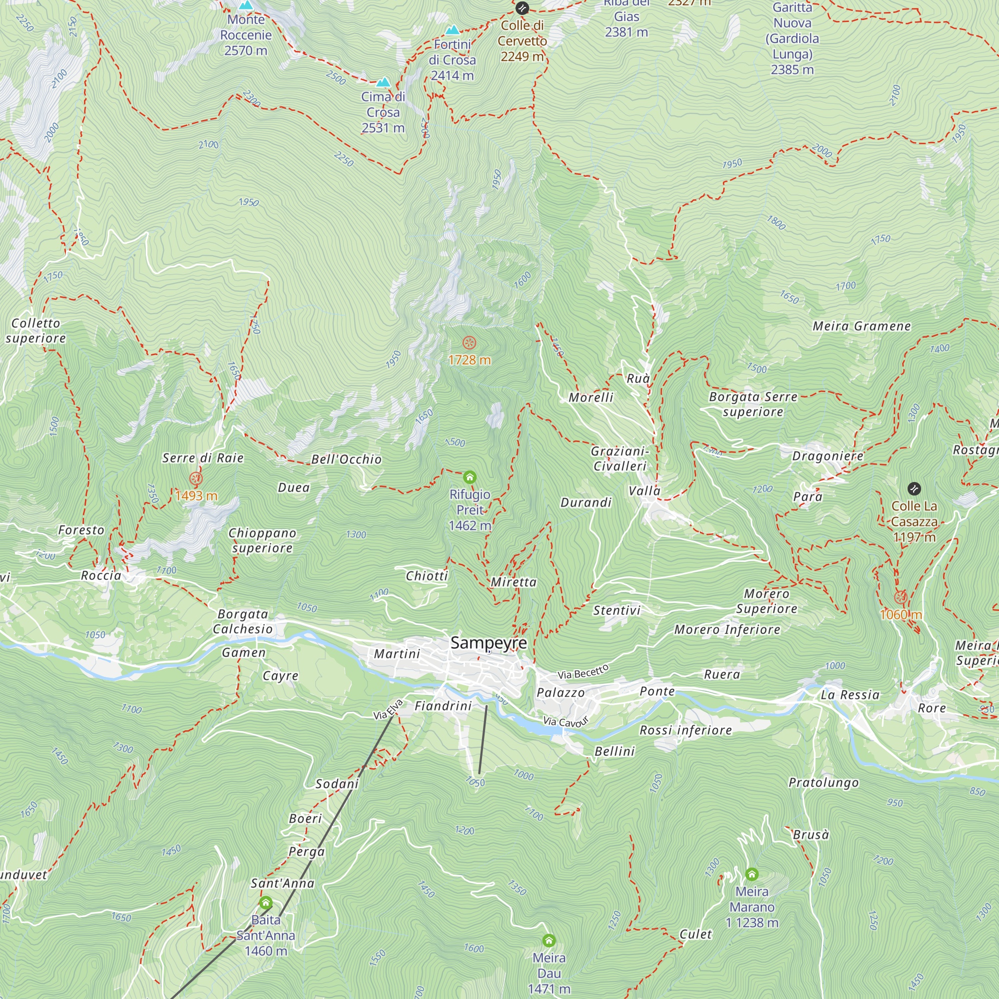 Meira Roina map