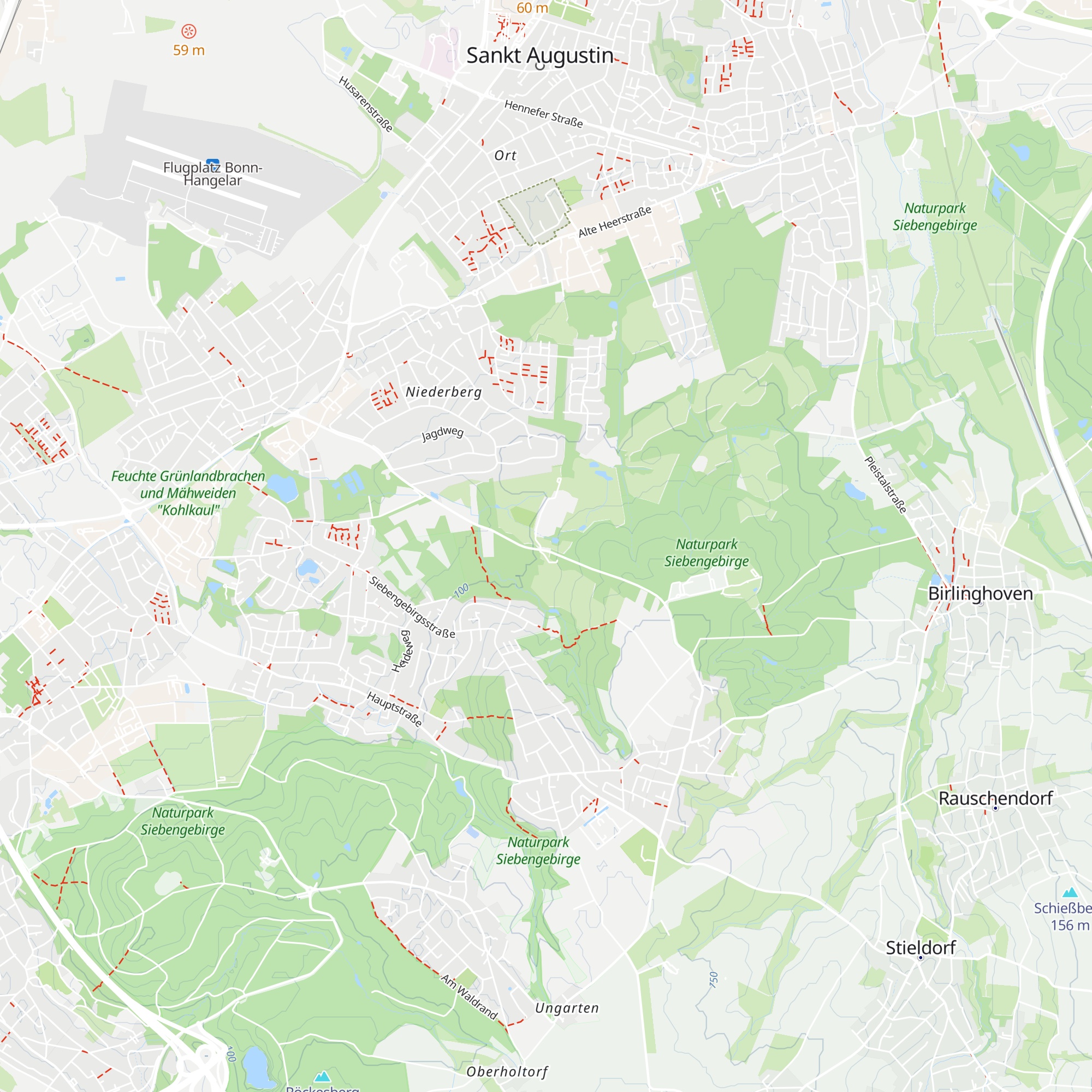 Schutzhütte Bahn 6 map