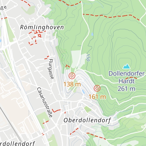Map of Hütte Rheinblick