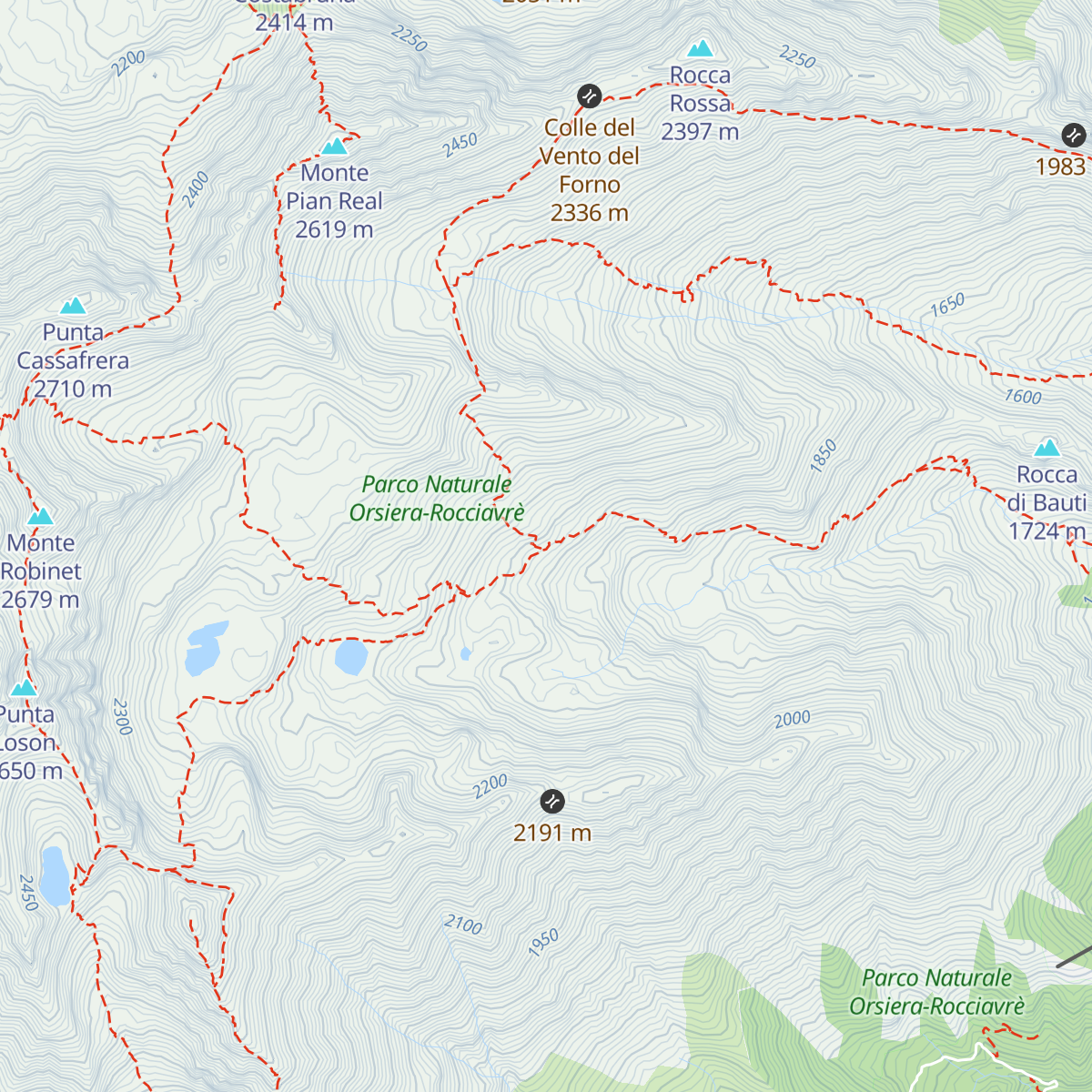 Rifugio Balma map