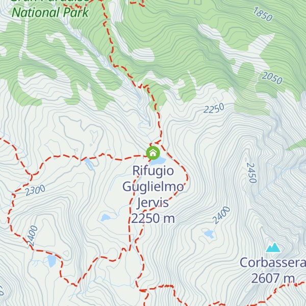 Map of Rifugio Guglielmo Jervis
