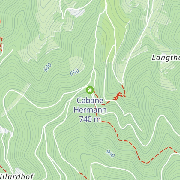 Map of Cabane Hermann