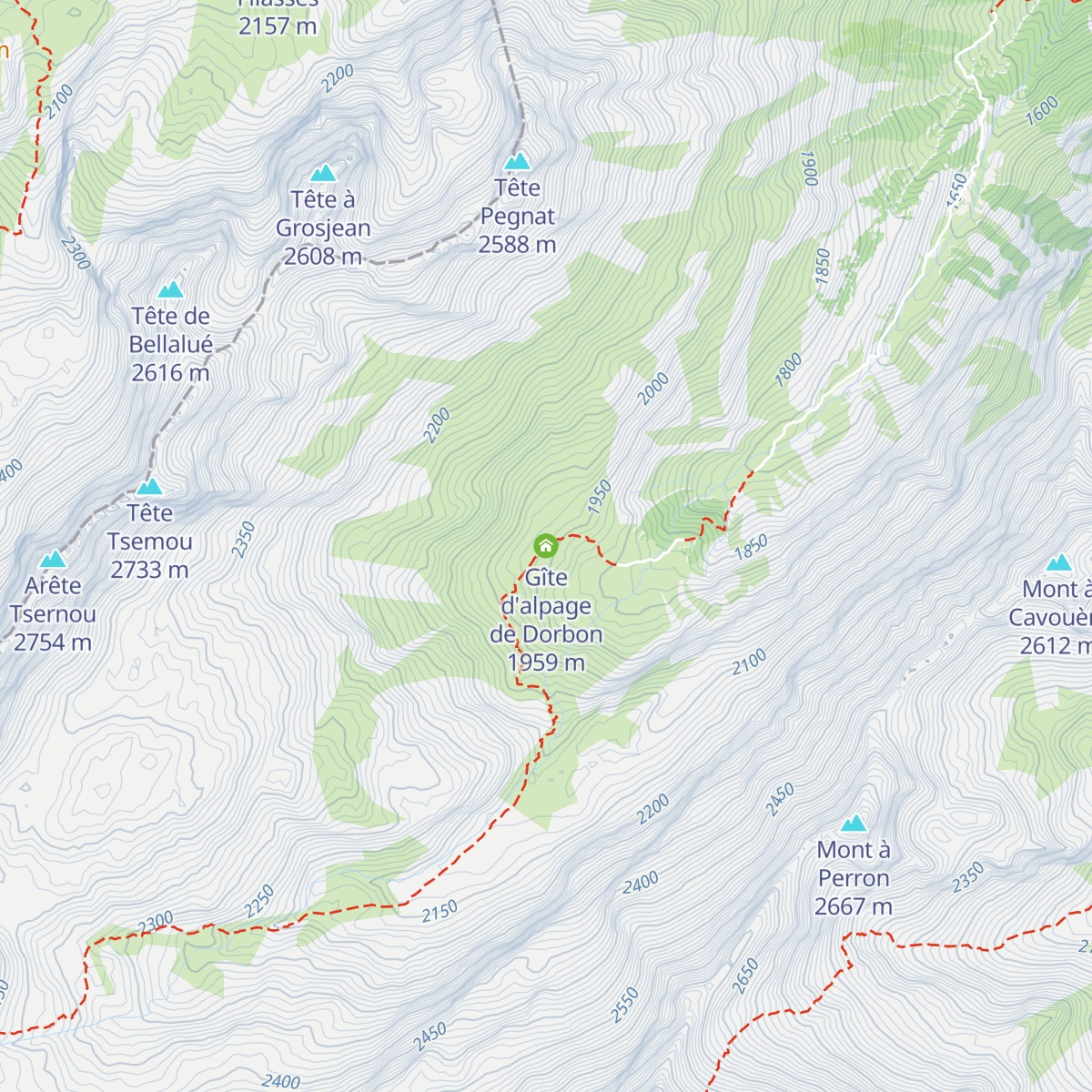 Gîte d'alpage de Dorbon map