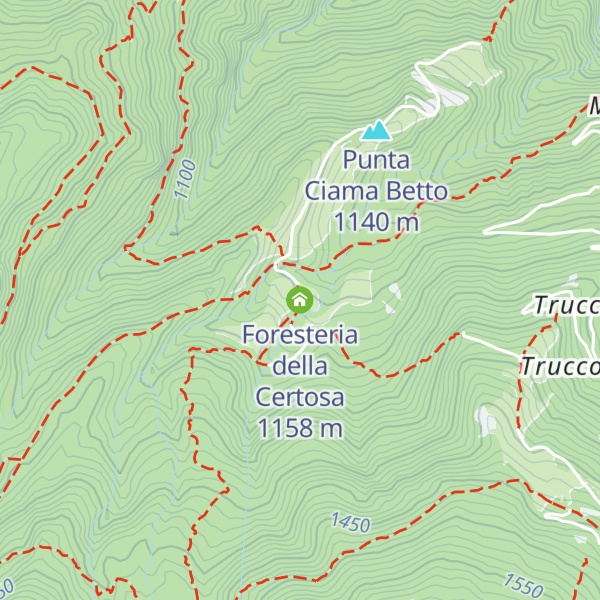 Map of Foresteria della Certosa