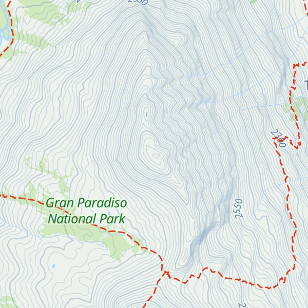 Map of Cima dell'Arrolley