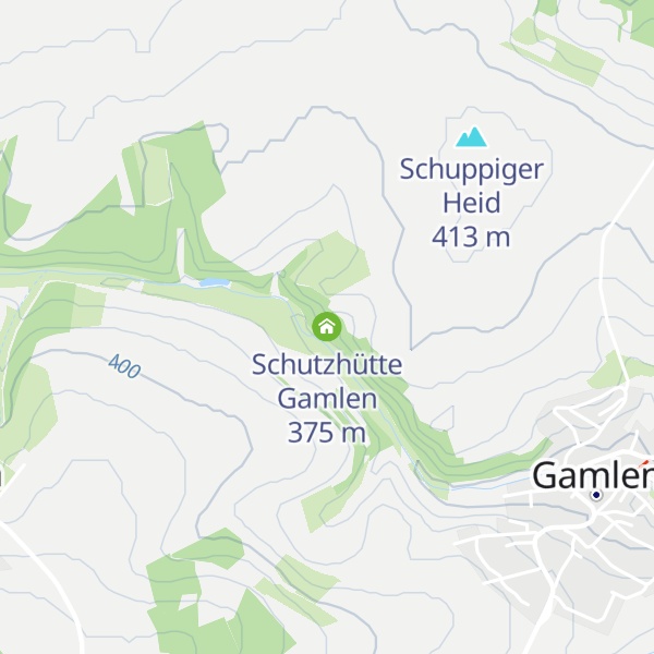 Map of Schutzhütte Gamlen
