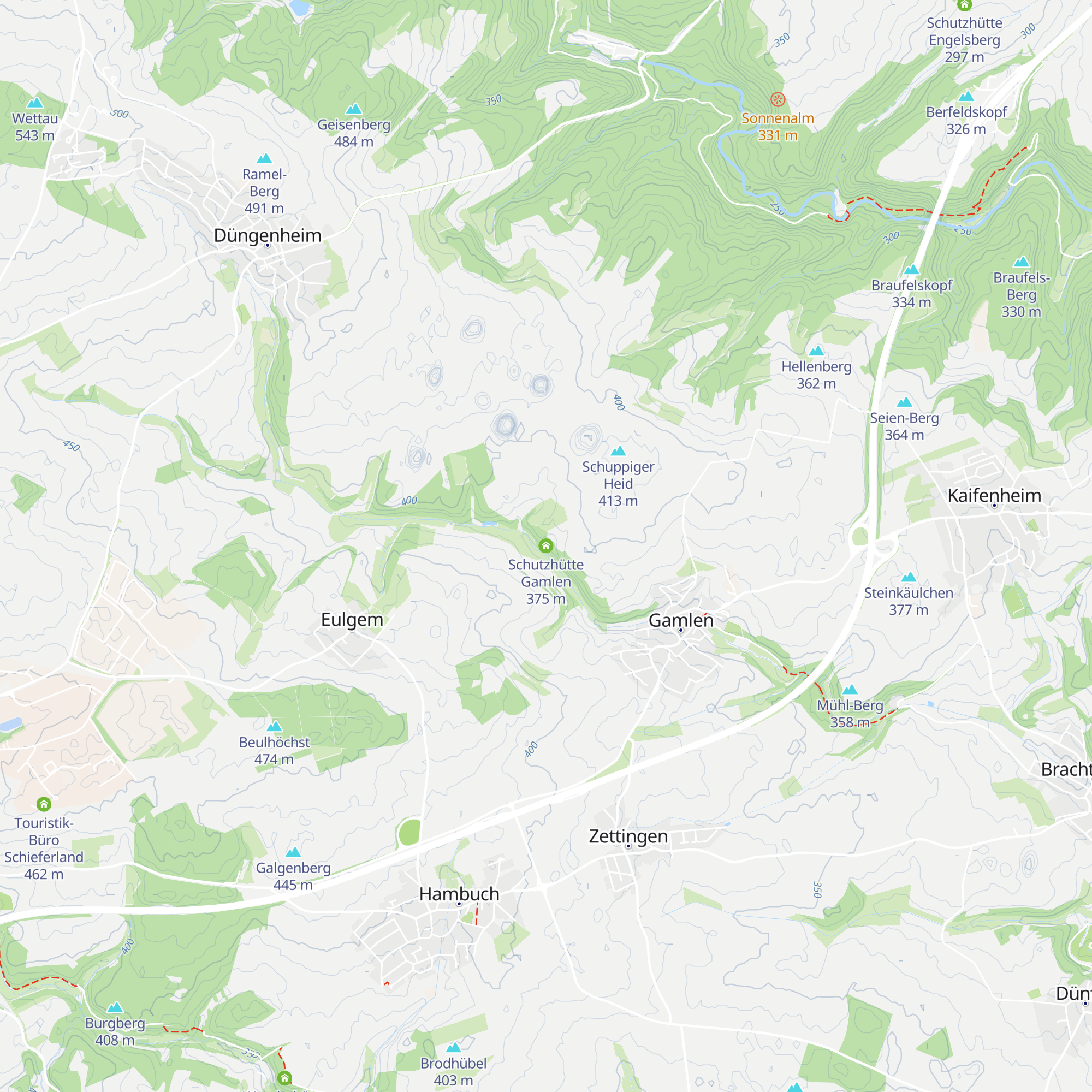 Schutzhütte Gamlen map