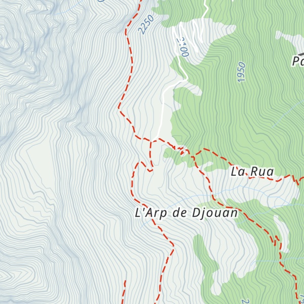 Map of Casa Reale di caccia di Orvieille