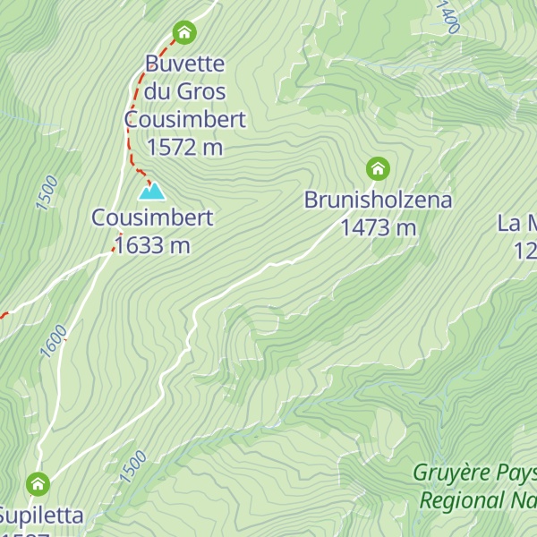 Map of Cousimbert des Particuliers