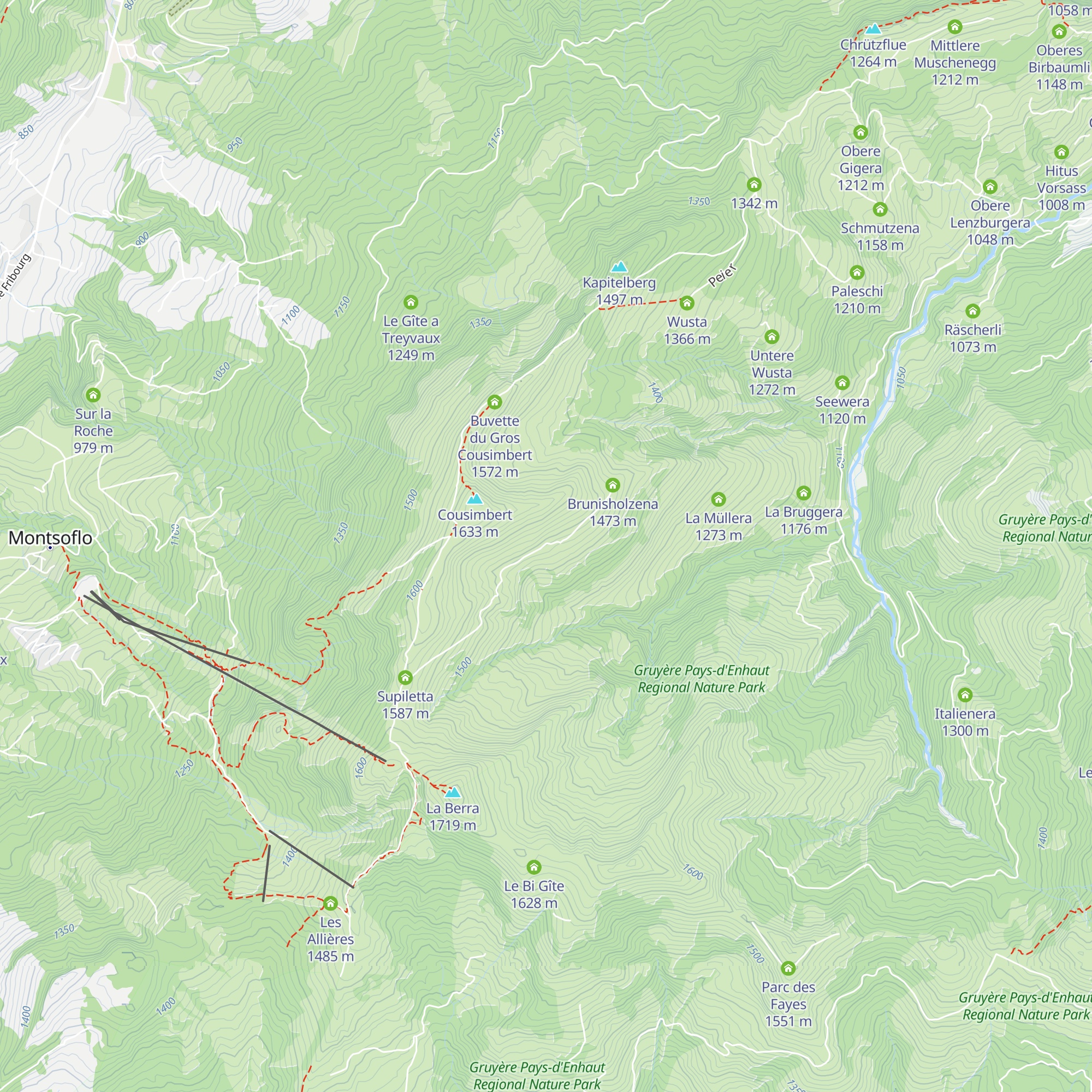 Cousimbert des Particuliers map