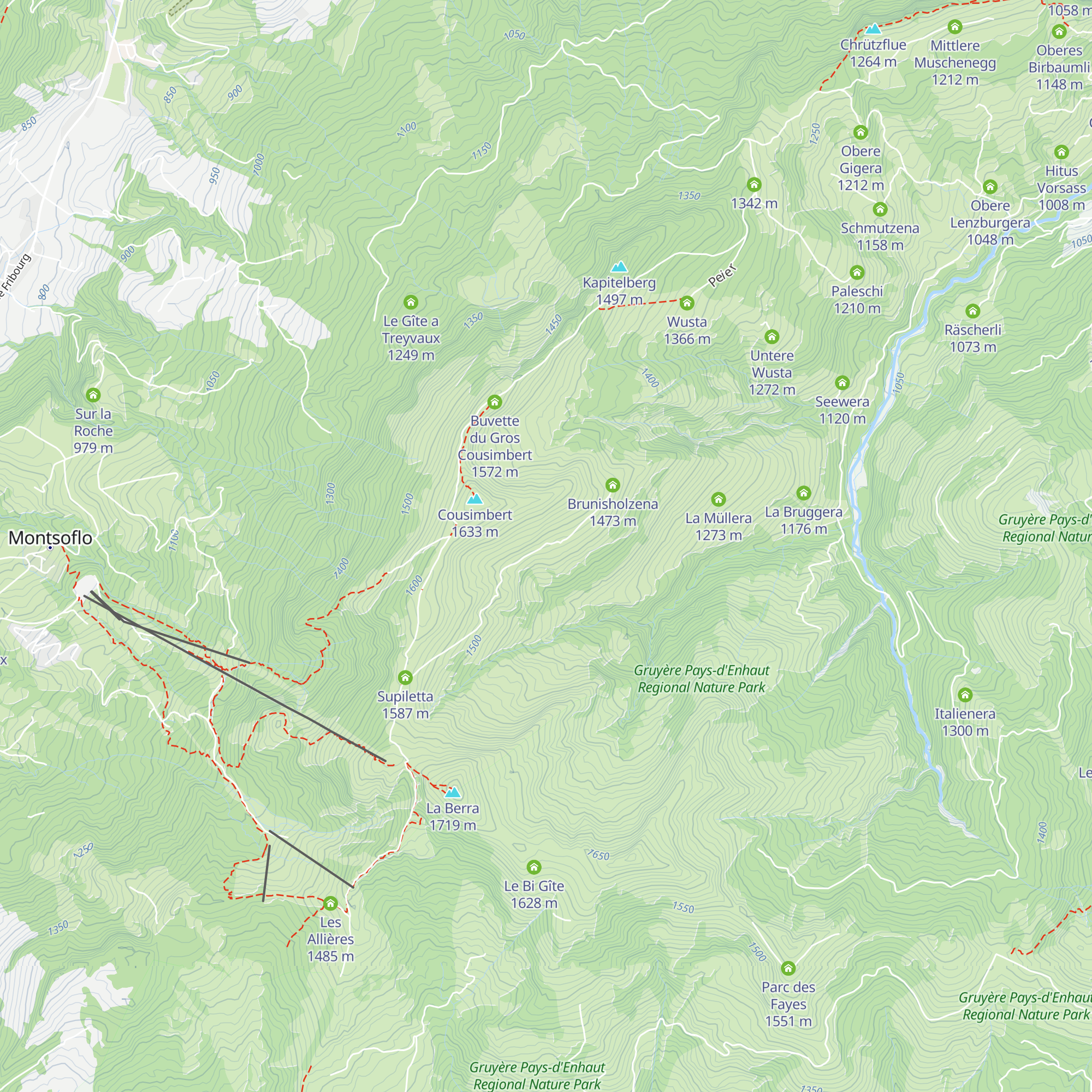 Cousimbert des Particuliers map