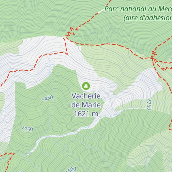 Map of Vacherie de Marie