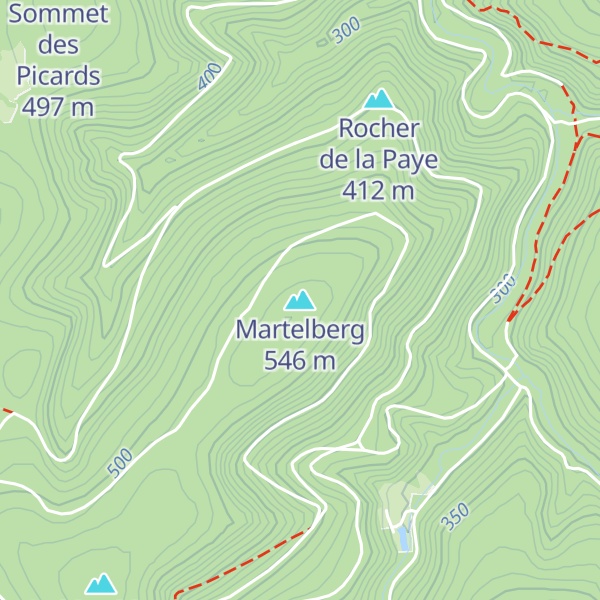 Map of Martelberg