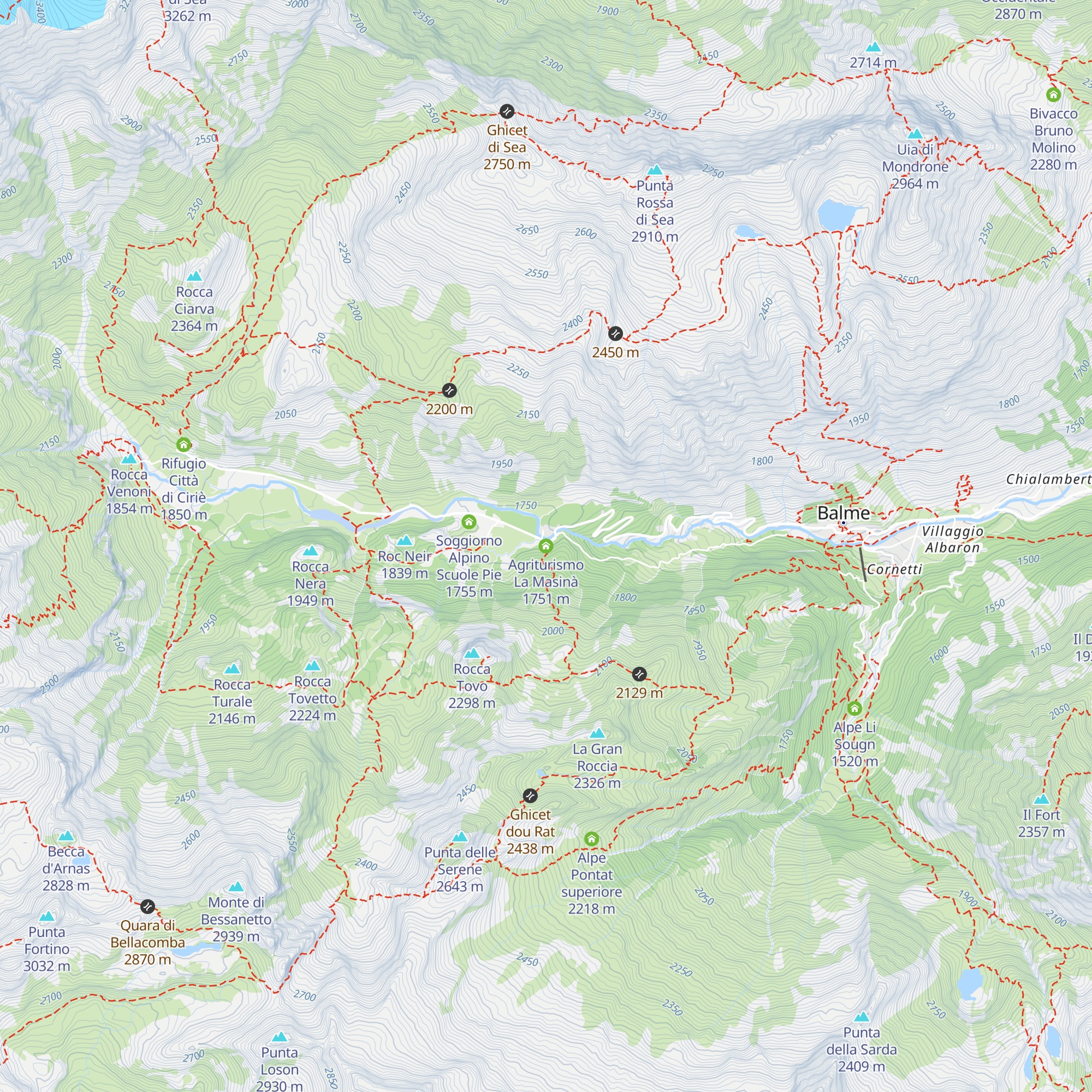Agriturismo La Masinà map