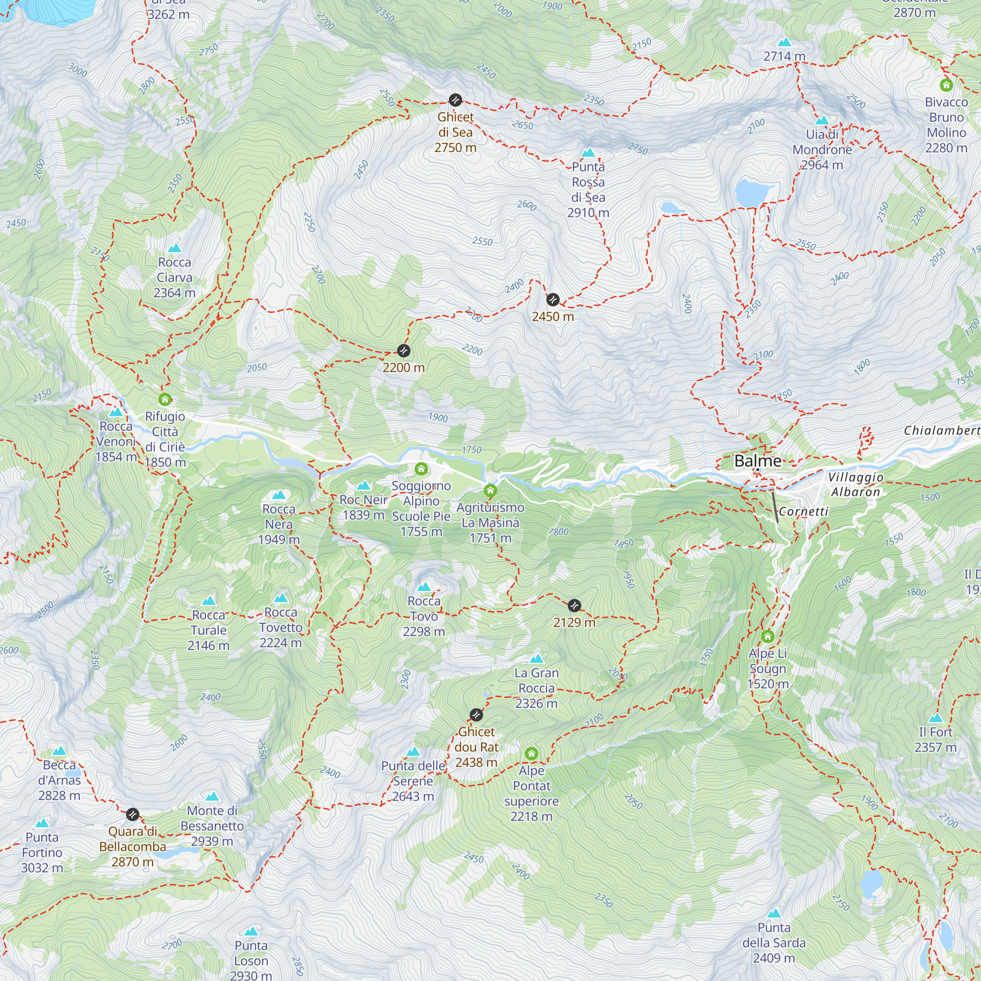 Agriturismo La Masinà map