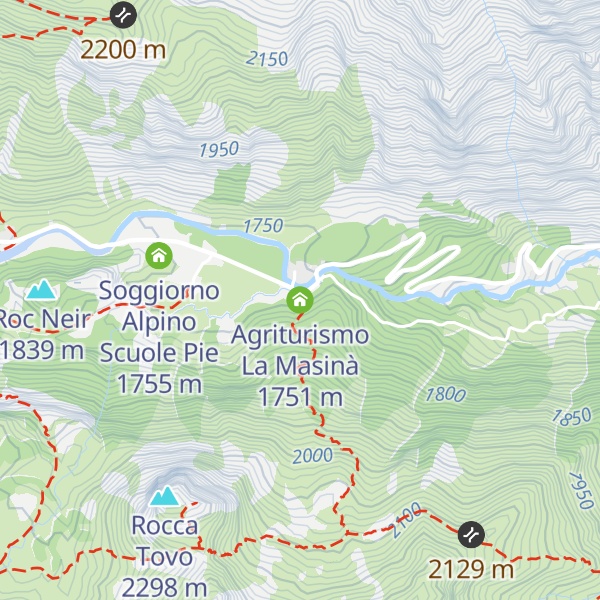Map of Agriturismo La Masinà