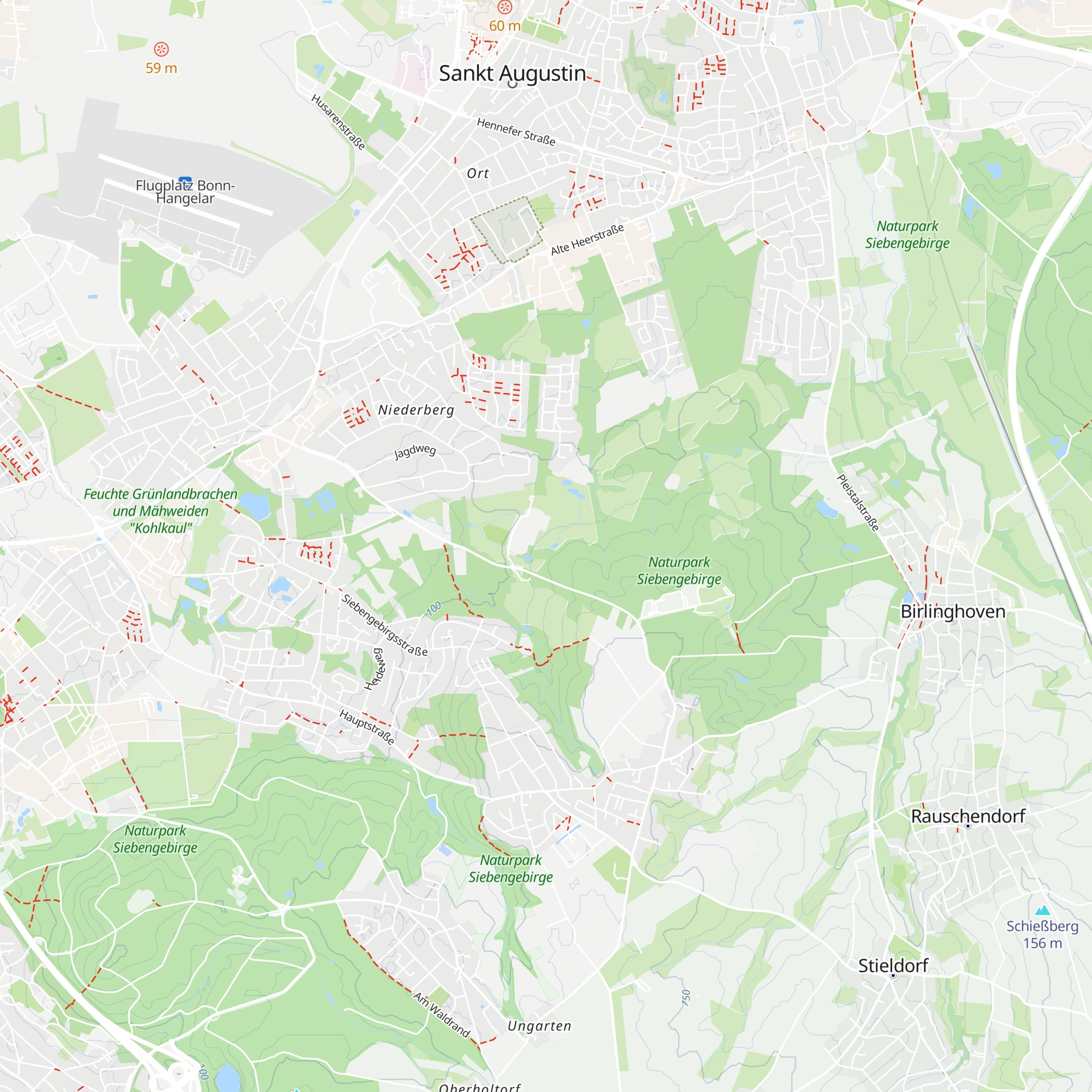 Schutzhütte Bahn 7 map