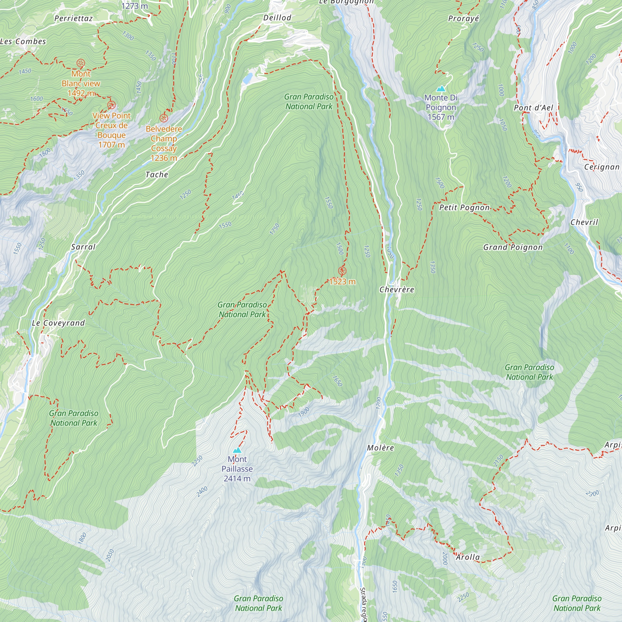 Gite d'étape Etienne Dayné map
