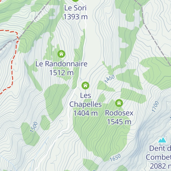Map of Les Chapelles