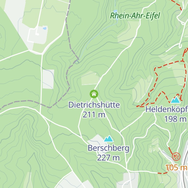 Map of Dietrichshütte