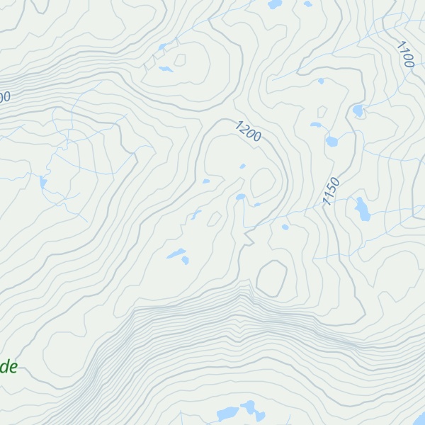 Map of Gråmannsfjellet