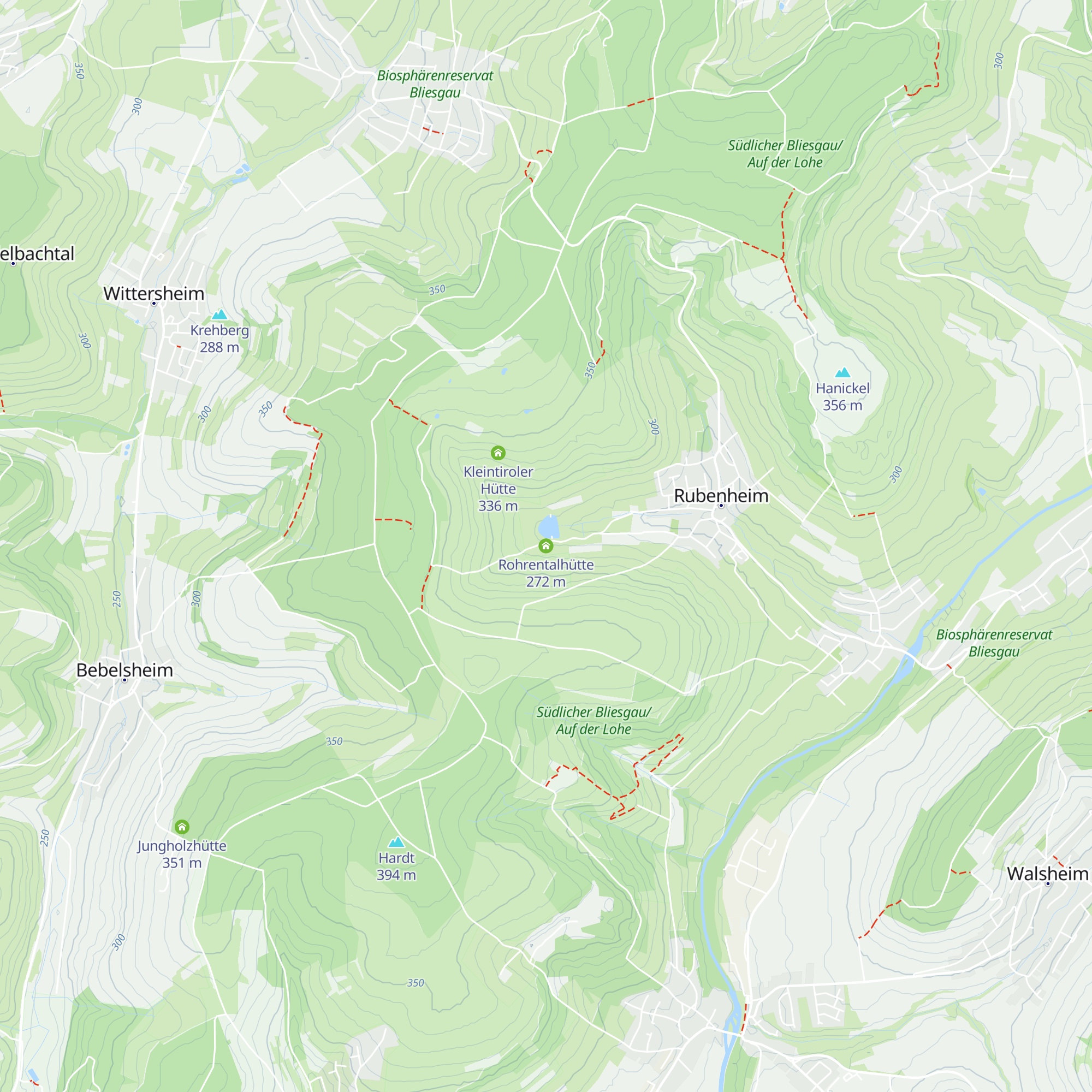 Rohrentalhütte map