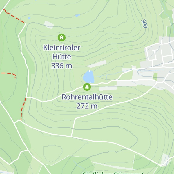 Map of Rohrentalhütte